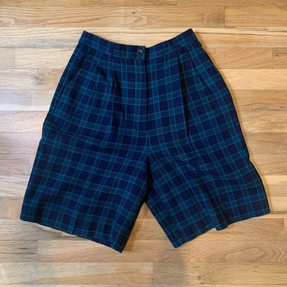 Pendleton plaid shorts